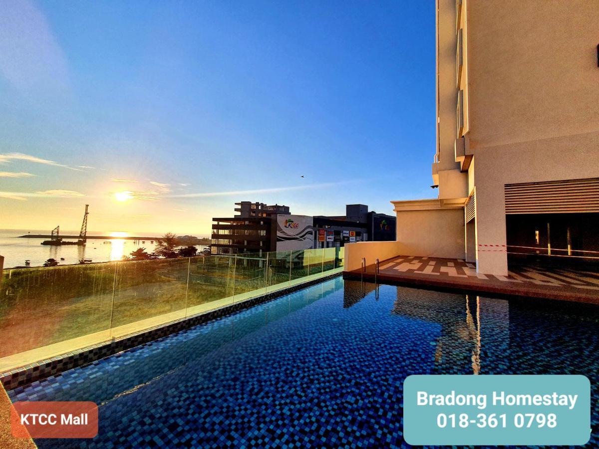 Bradong Homestay - Musllm Only, 3 Queen Bedrooms, Seaview, Infinity Pool, Gym, Near Drawbridge & Ktcc Mall Kuala Terengganu Dış mekan fotoğraf
